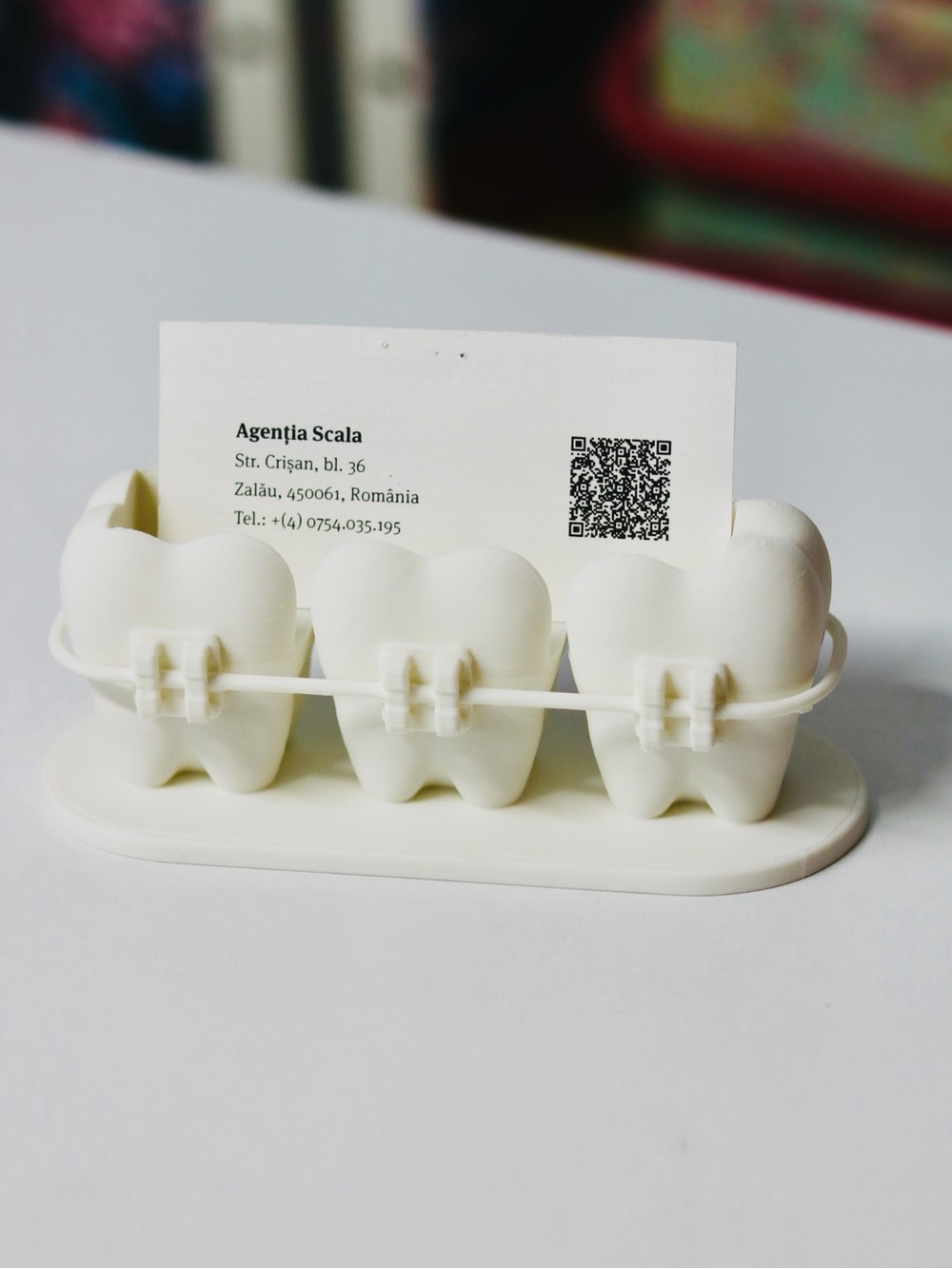 3D Printed Dental Business Card Holder. - Picture 4 of 5